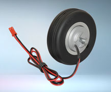 Rubber Wheel with Brake 65mm