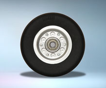 Rubber Wheel/Hub 65mm