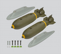 Plastic Bomb For P47 Thunderbolt Size 35-55cc