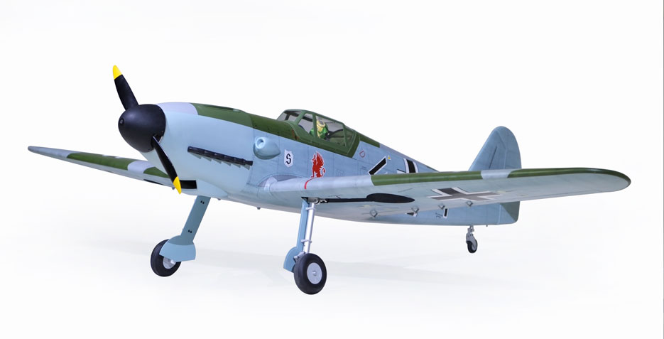 PH239- Messerchmitt Bf 109 1.97m 77.4'' W/Electric Retract ARF Size 30-35cc