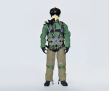 1/5 - 1/6th Military Jet RC Pilot Fighter 11.6"