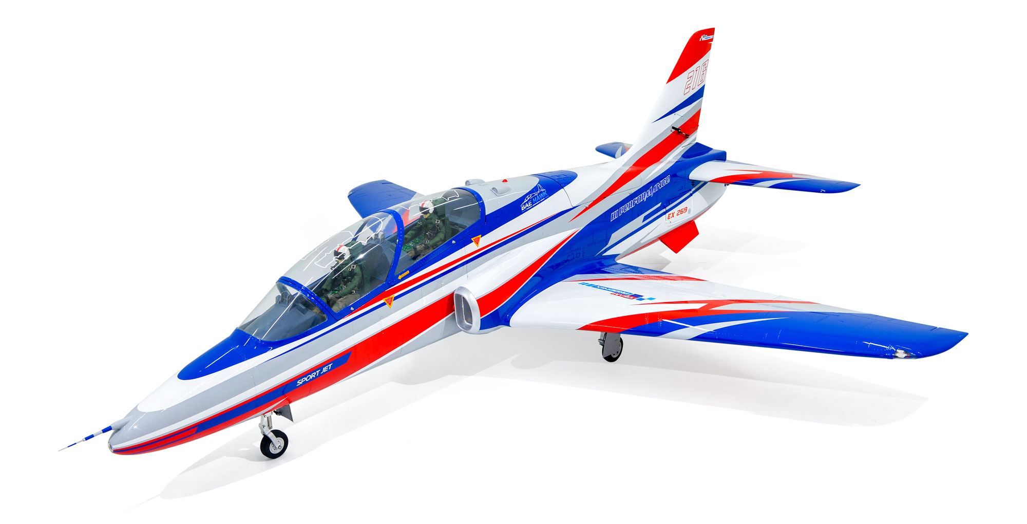 PH260R - HAWK JET RED 105'' 160-220N Composite ARF